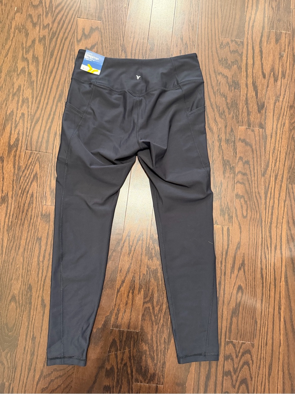 Women's Black Active Leggings with Pockets
